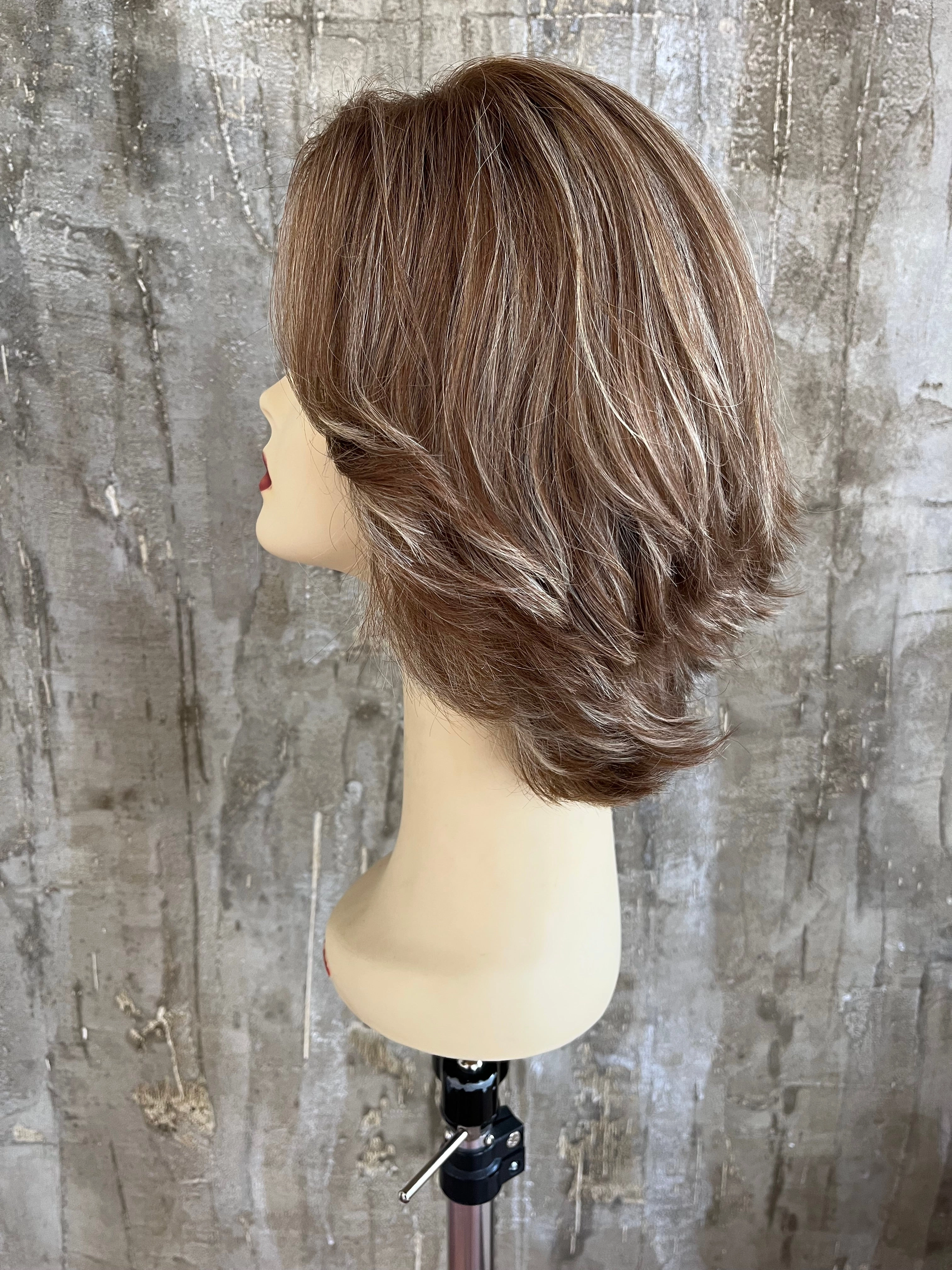 100% EUROPEAN VIRGIN HUMAN HAIR 15" BLOND WITH HIGHLIGHTS