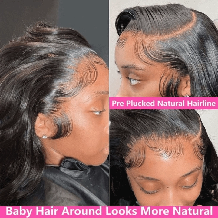 [2Wigs 13x6] Blonde Color & Natural Black Body Wave 28 Inches Lace Frontal Wigs