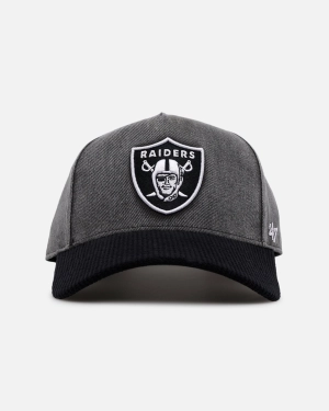 47 Brand Las Vegas Raiders 'Apollo Corduroy' 47 Offside DT Strapback Black
