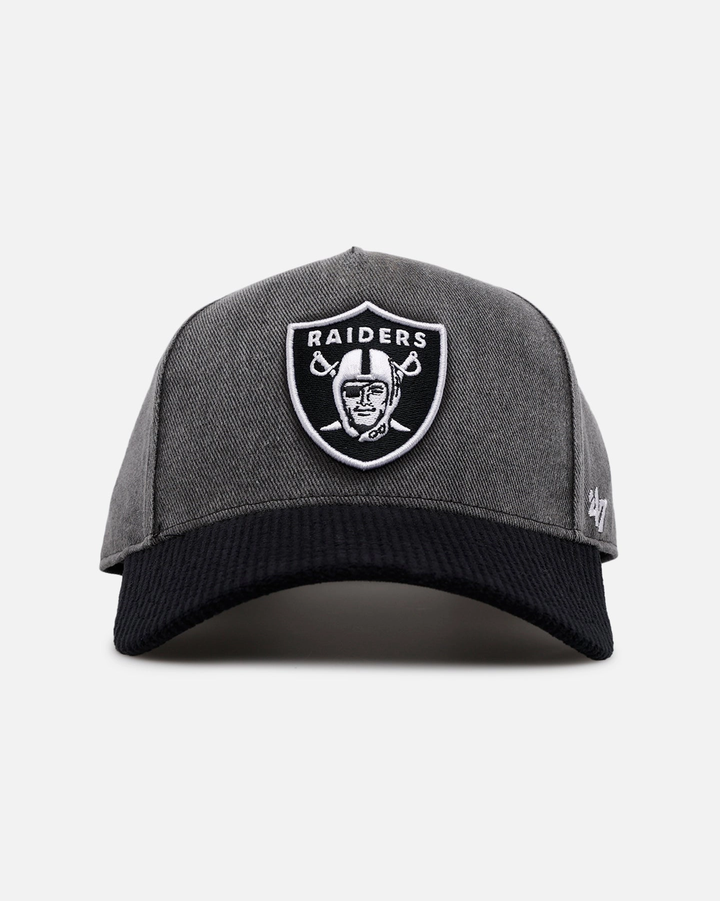 47 Brand Las Vegas Raiders 'Apollo Corduroy' 47 Offside DT Strapback Black