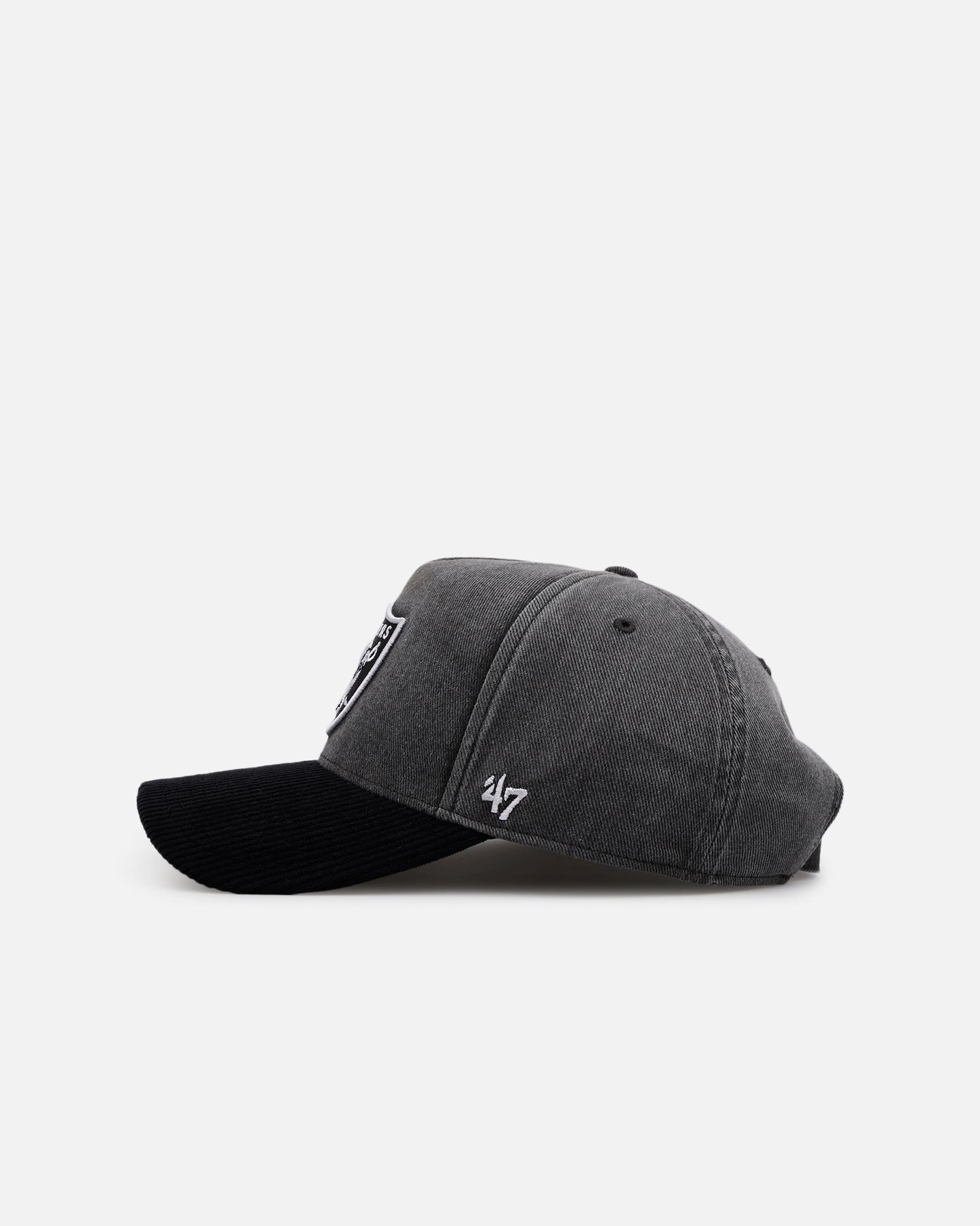 47 Brand Las Vegas Raiders 'Apollo Corduroy' 47 Offside DT Strapback Black
