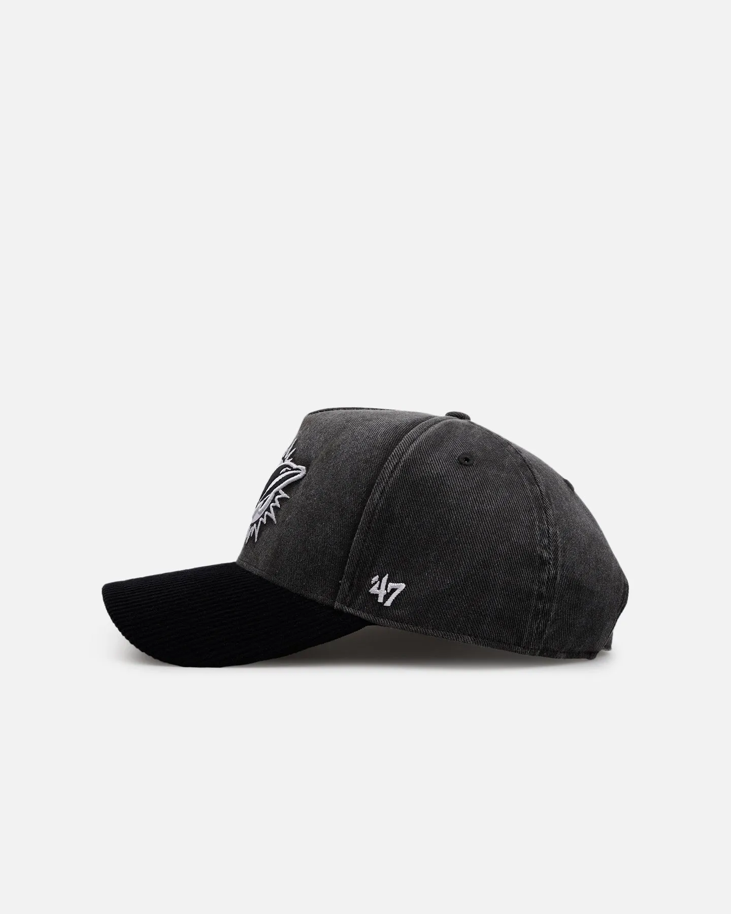 47 Brand Miami Dolphins 'Apollo Corduroy' 47 Offside DT Strapback Black