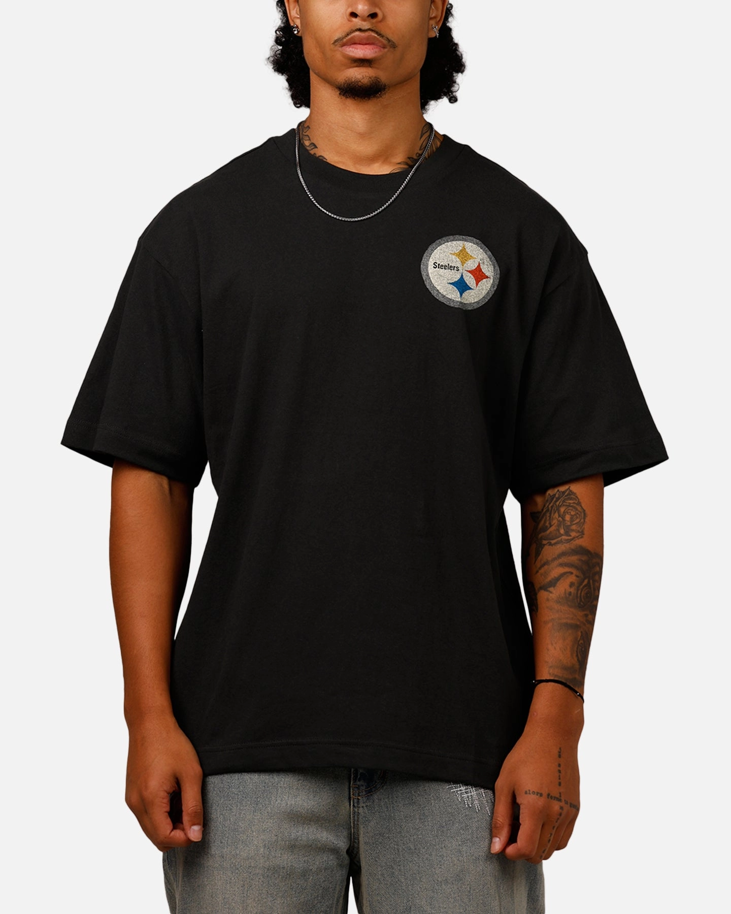 47 Brand Pittsburgh Steelers 'NFL Trophy Case' Premium T-Shirt Black