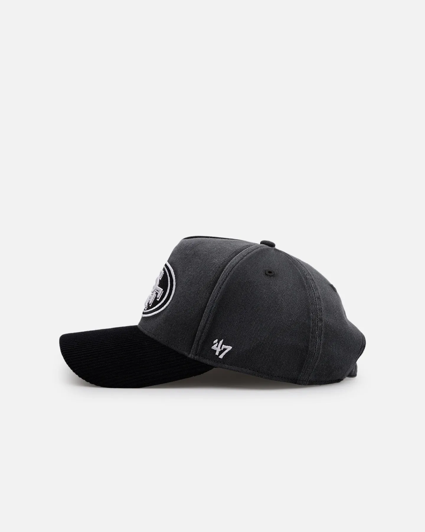 47 Brand San Francisco 49ers 'Apollo Corduroy' 47 Offside DT Strapback Black