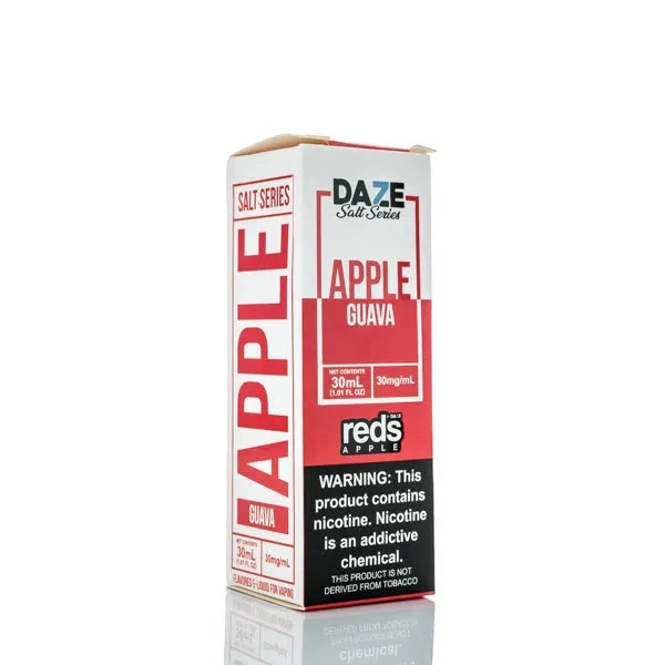 7 Daze TFN Salt Series - Reds Apple eJuice - Guava - 30ml