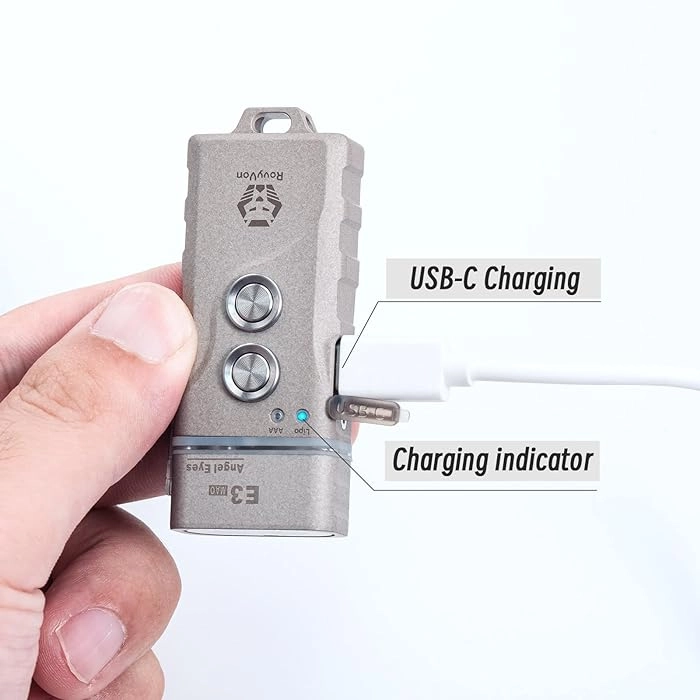 Angel Eyes E3 Plus AAA Battery EDC Flashlight