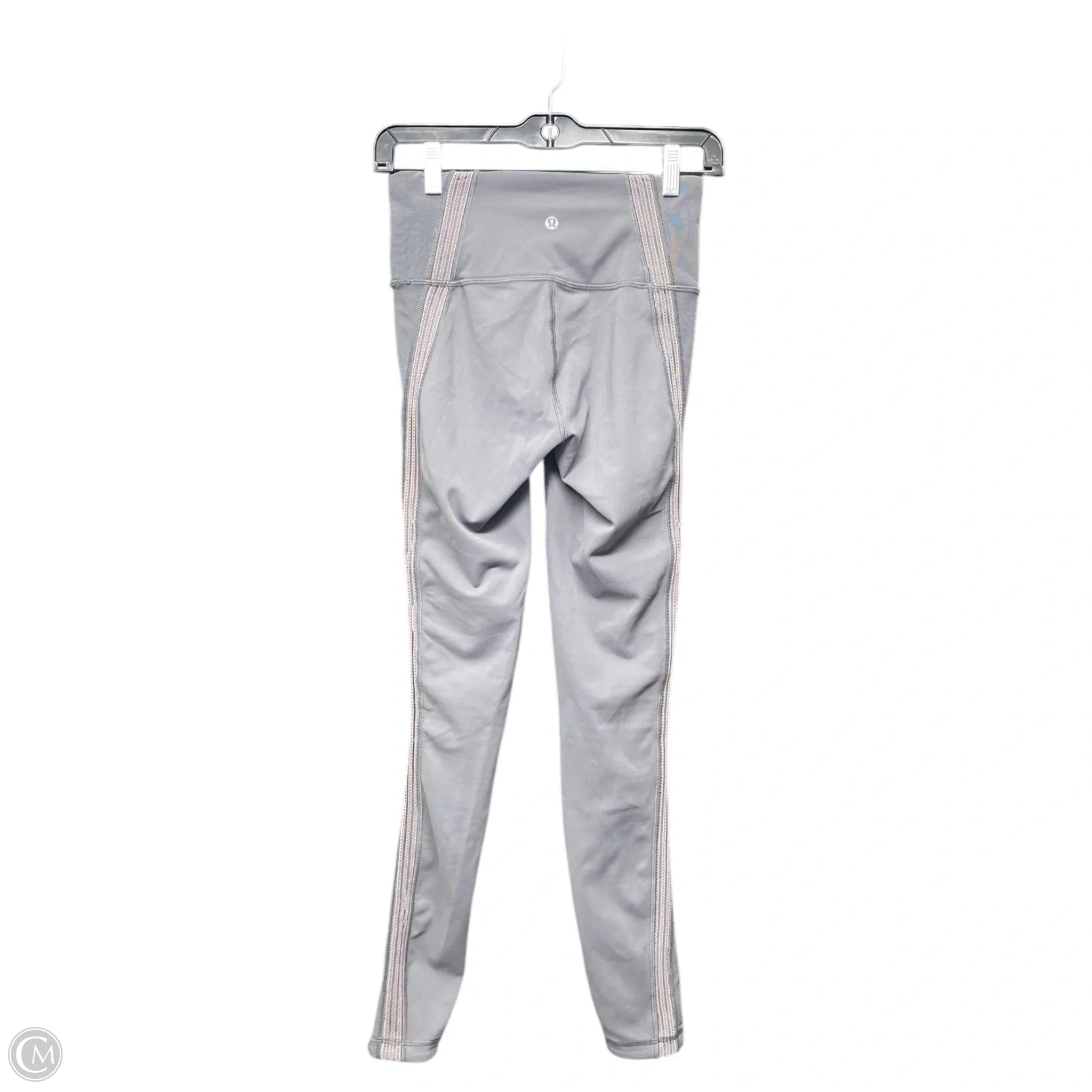 Athletic Leggings By Lululemon In Grey, Size: 4