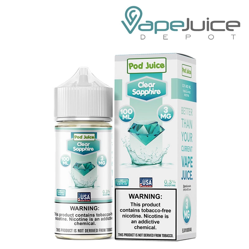 Clear Sapphire Pod Juice TFN 100ml