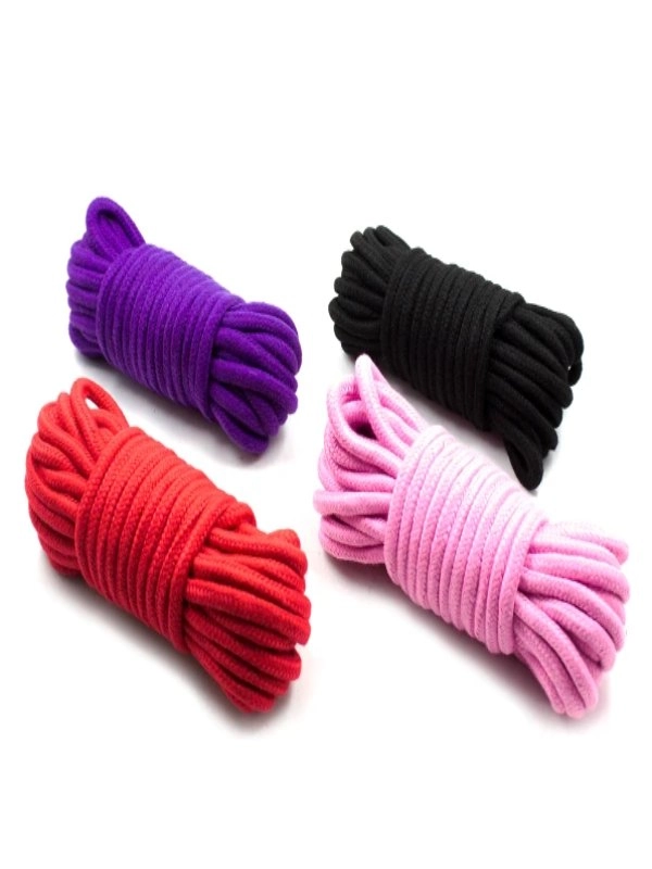 Cotton Bondage Rope 10m Purple