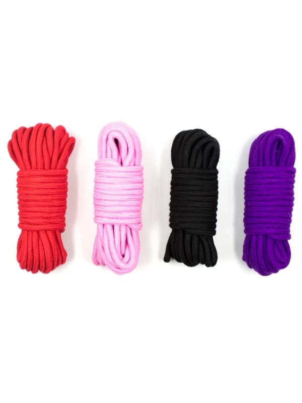 Cotton Bondage Rope 10m Purple