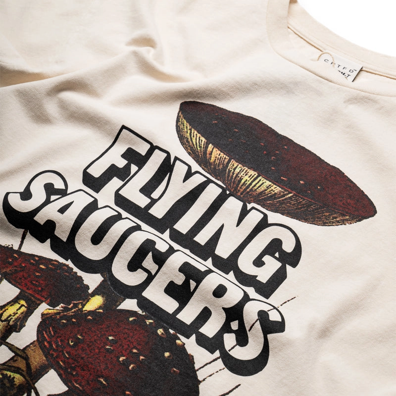 CRTFD Flying Saucers Tee - Natural
