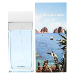 D & G Light Blue Love in Capri by Dolce&Gabbana Women 3.3 / 3.4oz EDT New In Box
