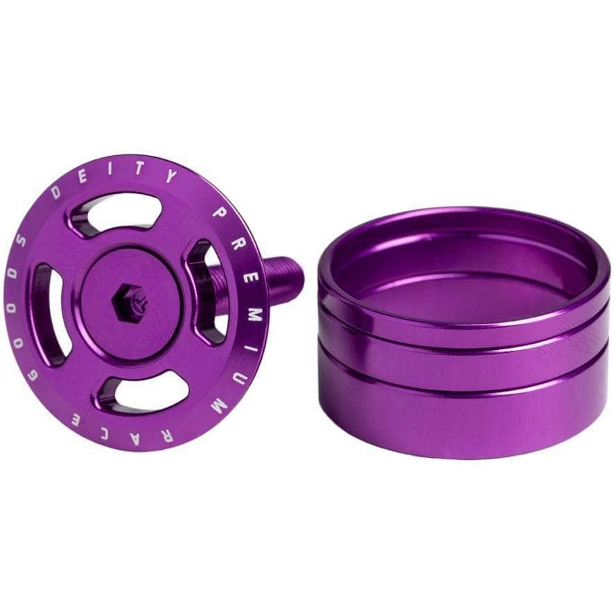 Deity Crosshair Topcap and headset spacers 1-1/8''
