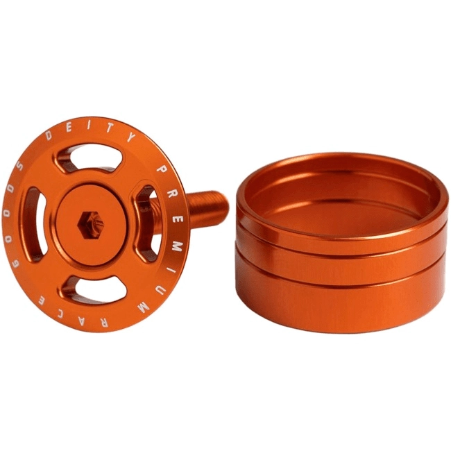 Deity Crosshair Topcap and headset spacers 1-1/8''