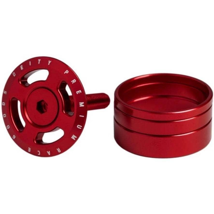 Deity Crosshair Topcap and headset spacers 1-1/8''