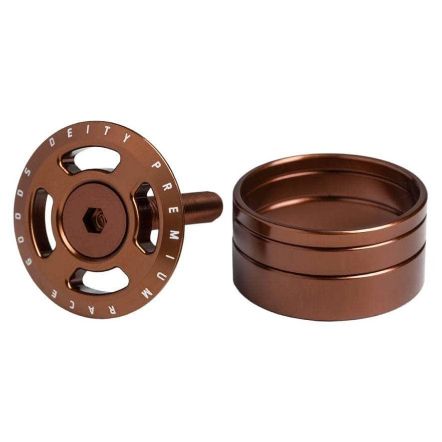 Deity Crosshair Topcap and headset spacers 1-1/8''
