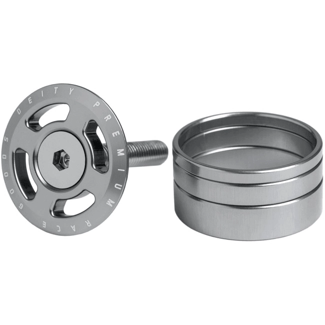 Deity Crosshair Topcap and headset spacers 1-1/8''