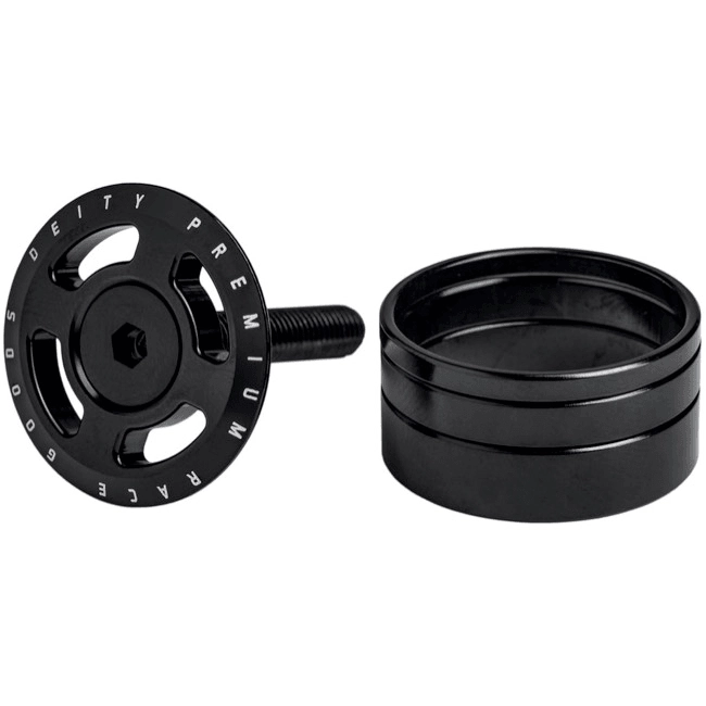 Deity Crosshair Topcap and headset spacers 1-1/8''