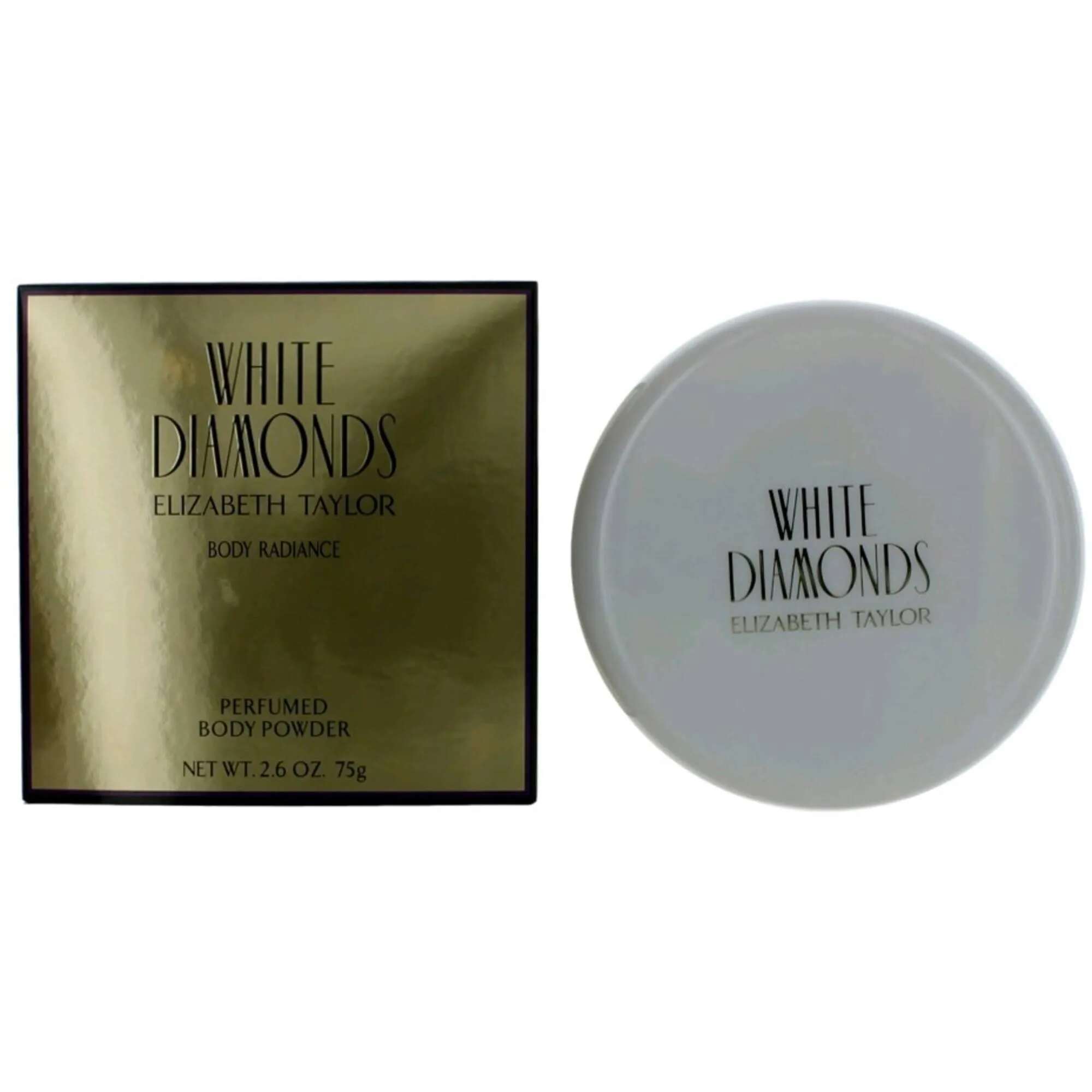 Elizabeth Taylor Women's Perfumed Body Powder - White Diamonds Captivating, 2.6 oz