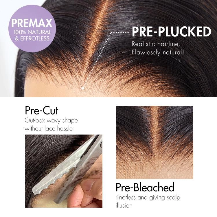 Exclusive Sale | Layered Cut Yaki Straight Left C Part Glueless Minimalist HD Lace Bob Wig Ready to Go