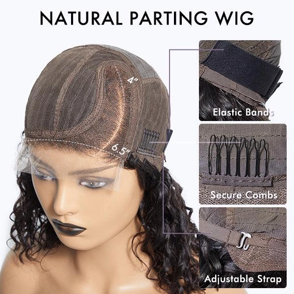 Exclusive Sale | Mature Bouncy Left C Part Natural Black / Ginger Ombre Loose Wave Glueless Minimalist HD Lace Wig Ready to Go
