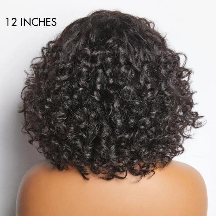 Exclusive Sale | Mature Bouncy Left C Part Natural Black / Ginger Ombre Loose Wave Glueless Minimalist HD Lace Wig Ready to Go
