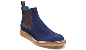 Fred - Navy Suede