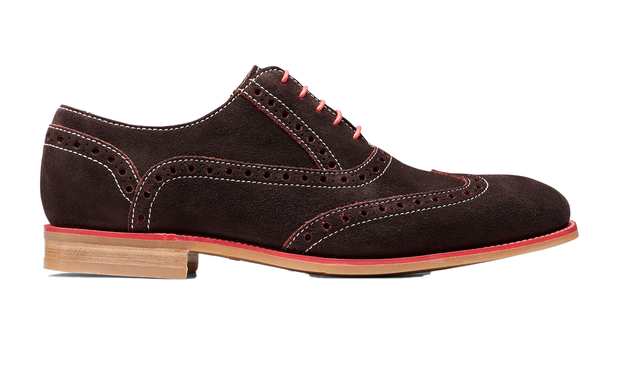 Grant - Beluga Red Suede