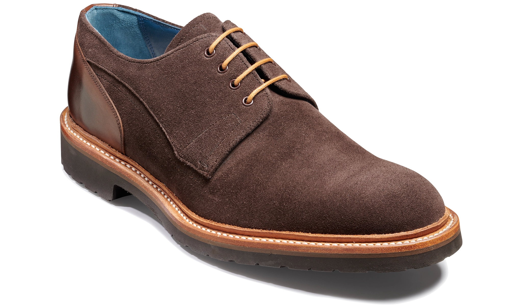 Harlem - Bitter Choc Suede / Walnut Calf