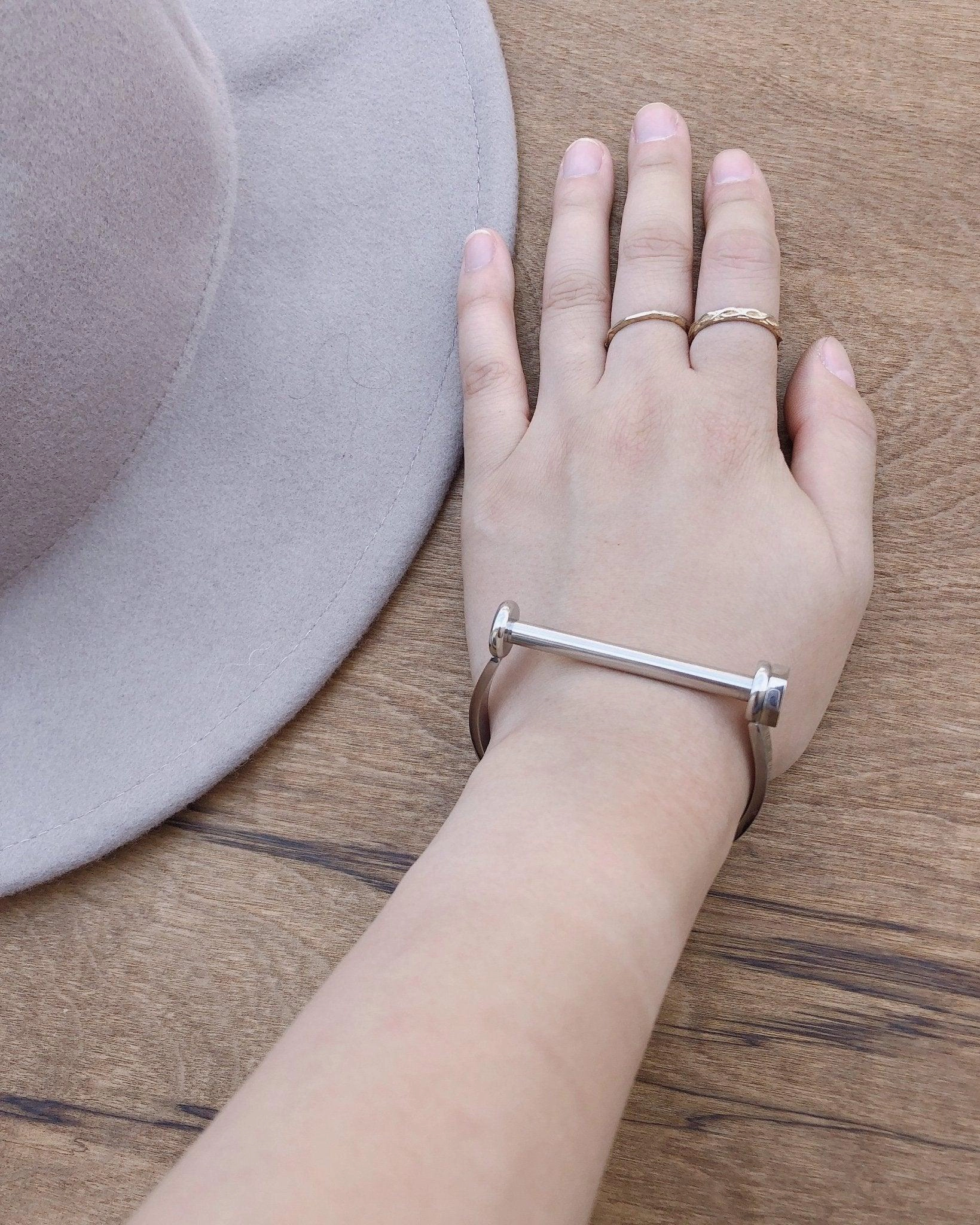 Hexagon Bar Bracelet
