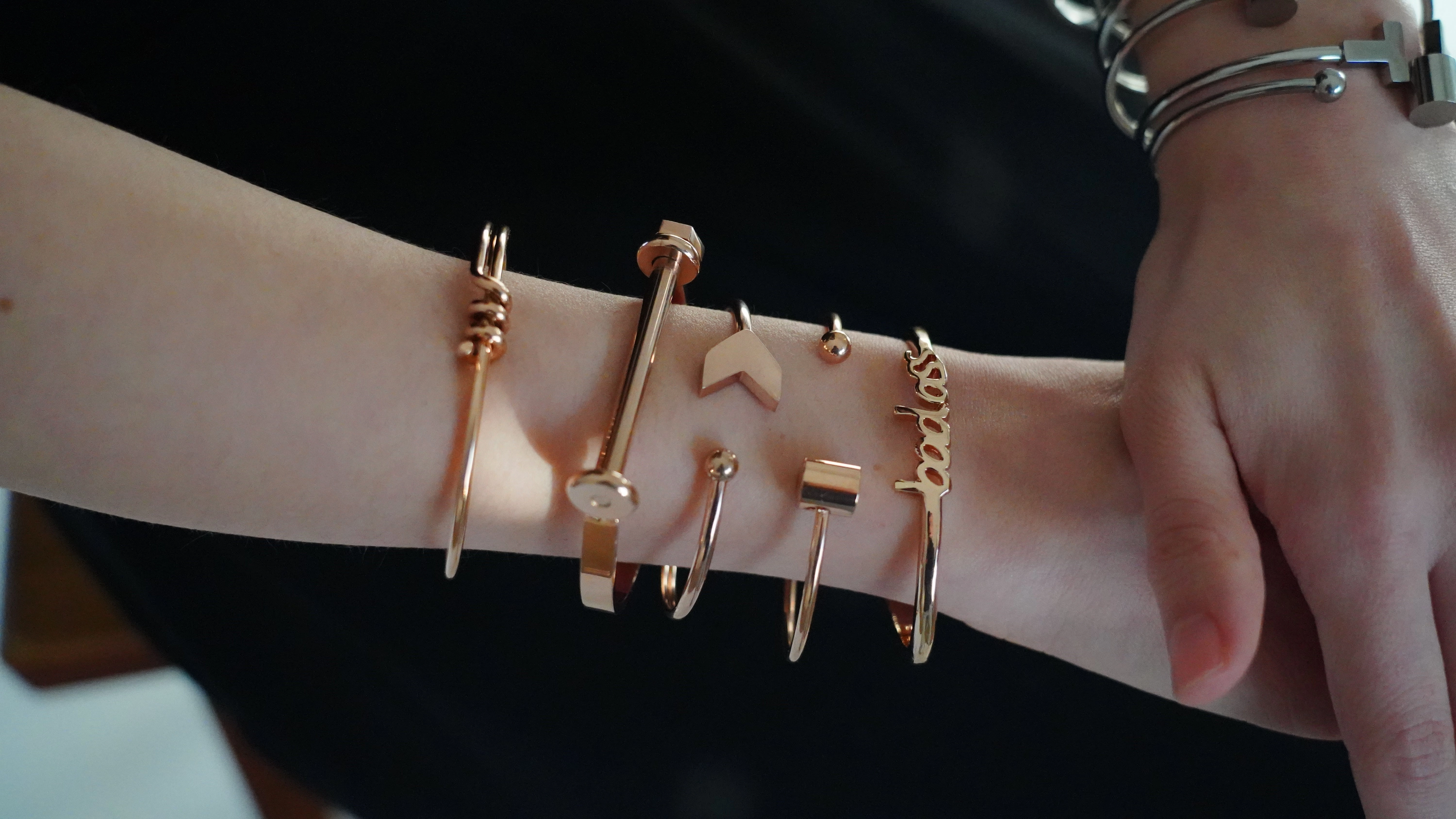Hexagon Bar Bracelet
