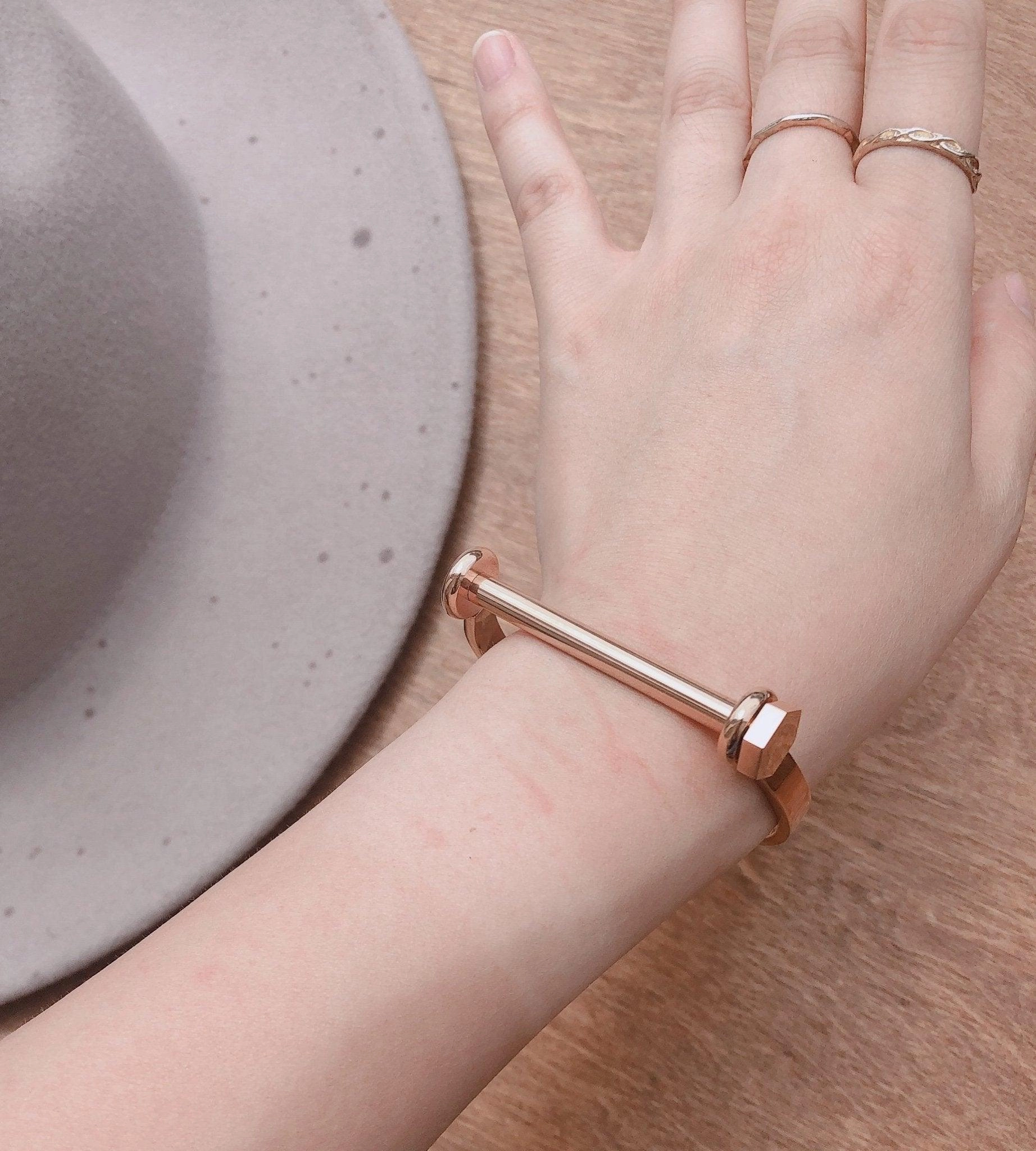 Hexagon Bar Bracelet