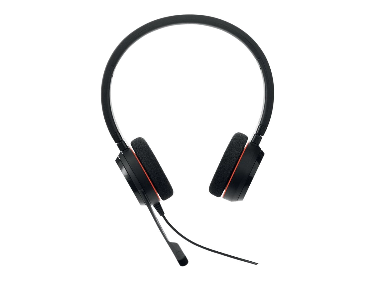 Jabra Evolve 20 UC stereo - Headset - on-ear - wired - USB-C - noise isolating 4999-829-289