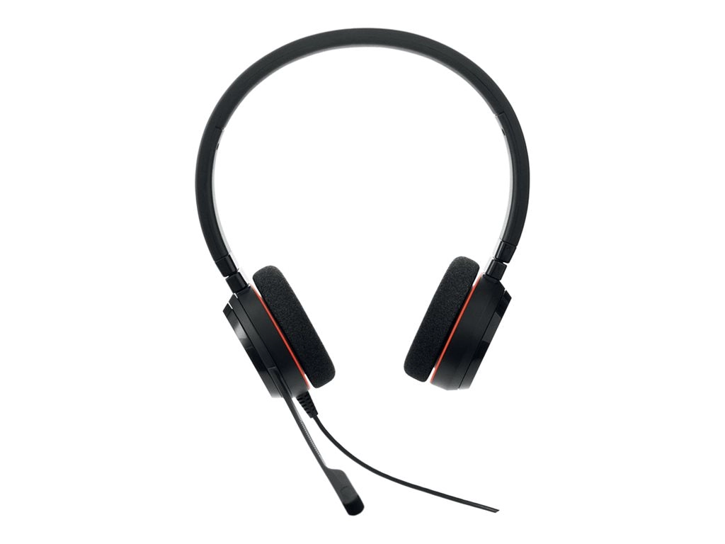 Jabra Evolve 20 UC stereo - Headset - on-ear - wired - USB-C - noise isolating 4999-829-289