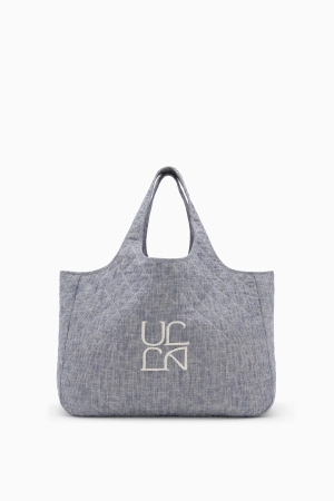 Kamari Tote - Azul Stripe