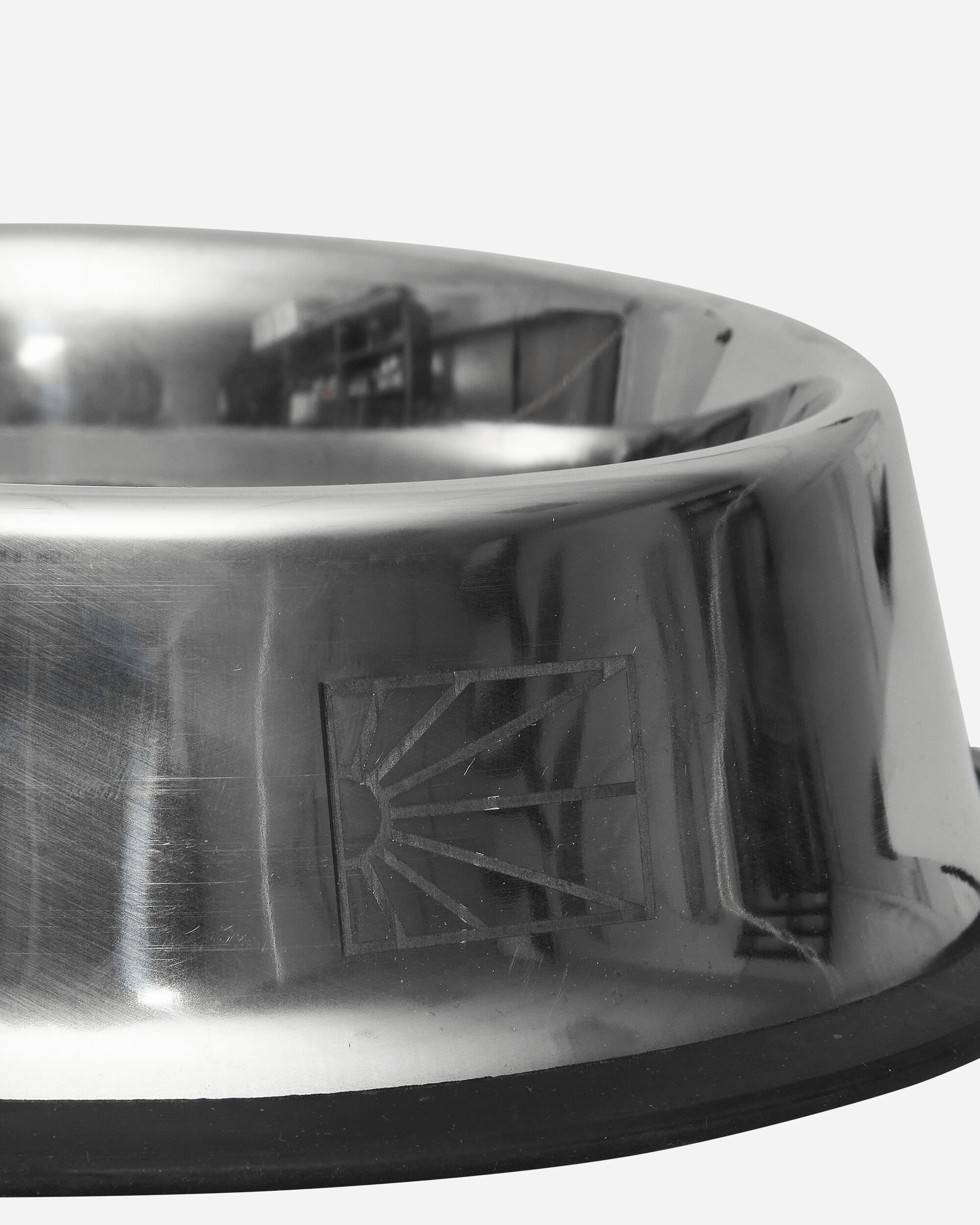 Keep Dancing Dog Bowl Metal Silver