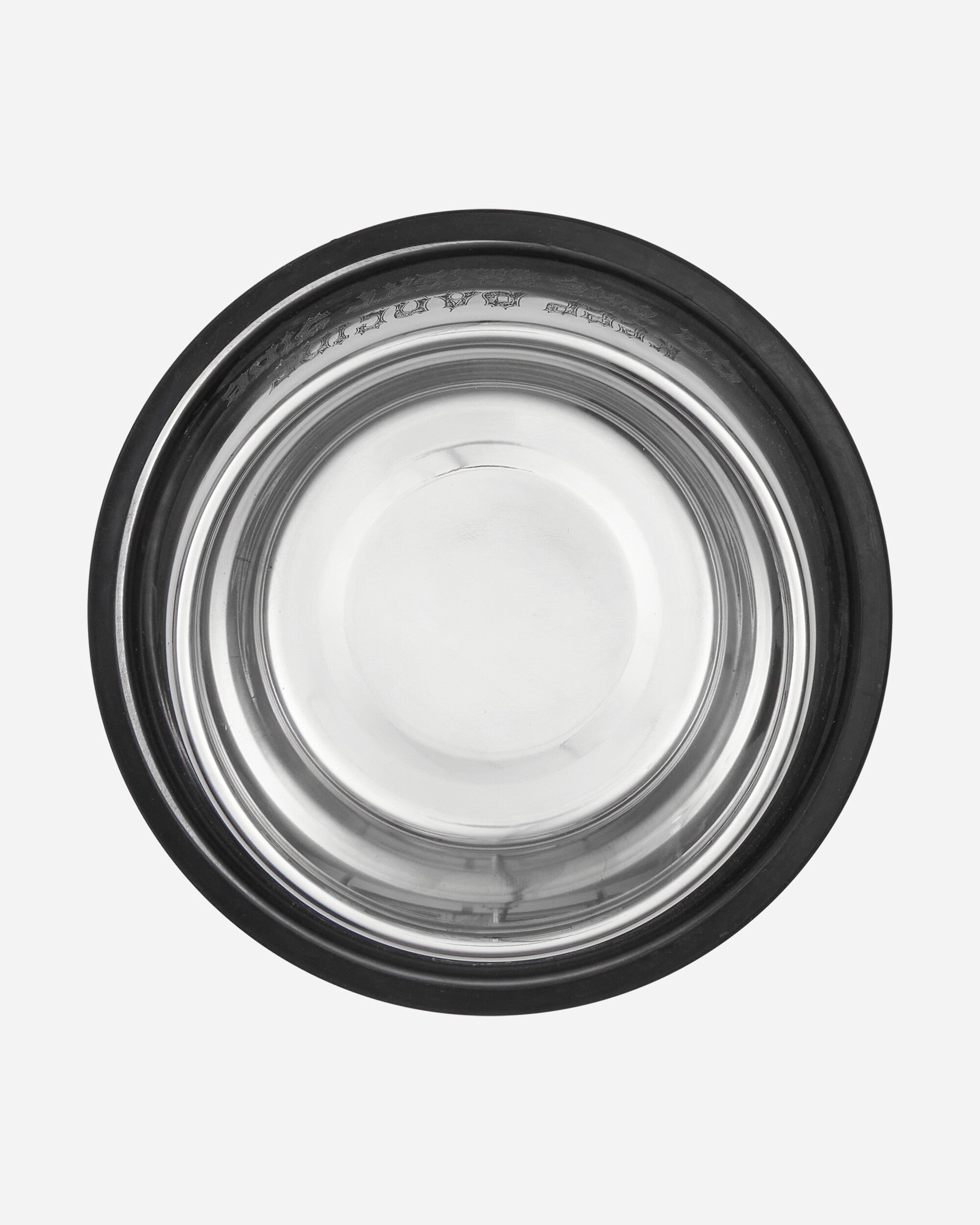 Keep Dancing Dog Bowl Metal Silver