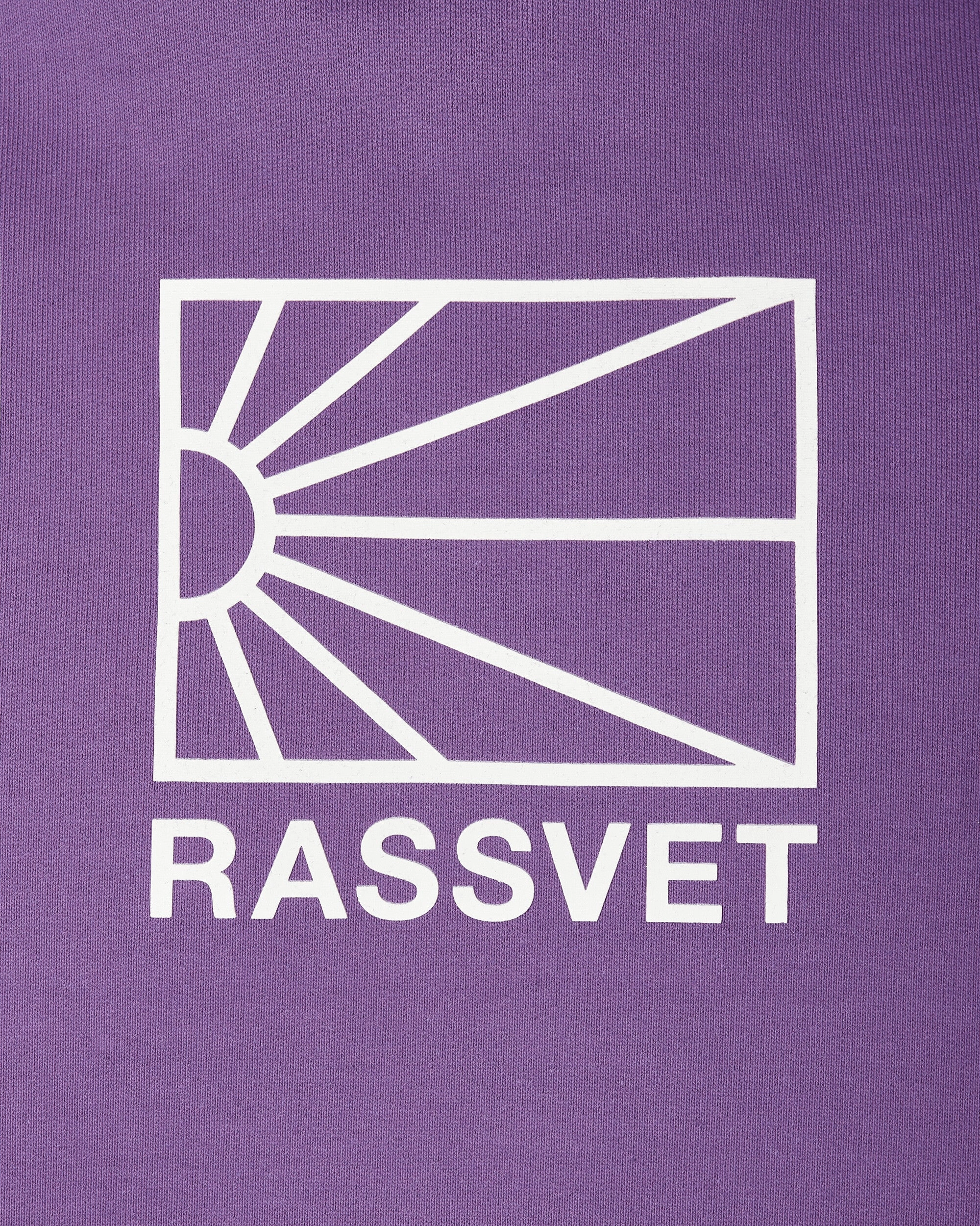 Logo Hooded Sweatshirt Purple