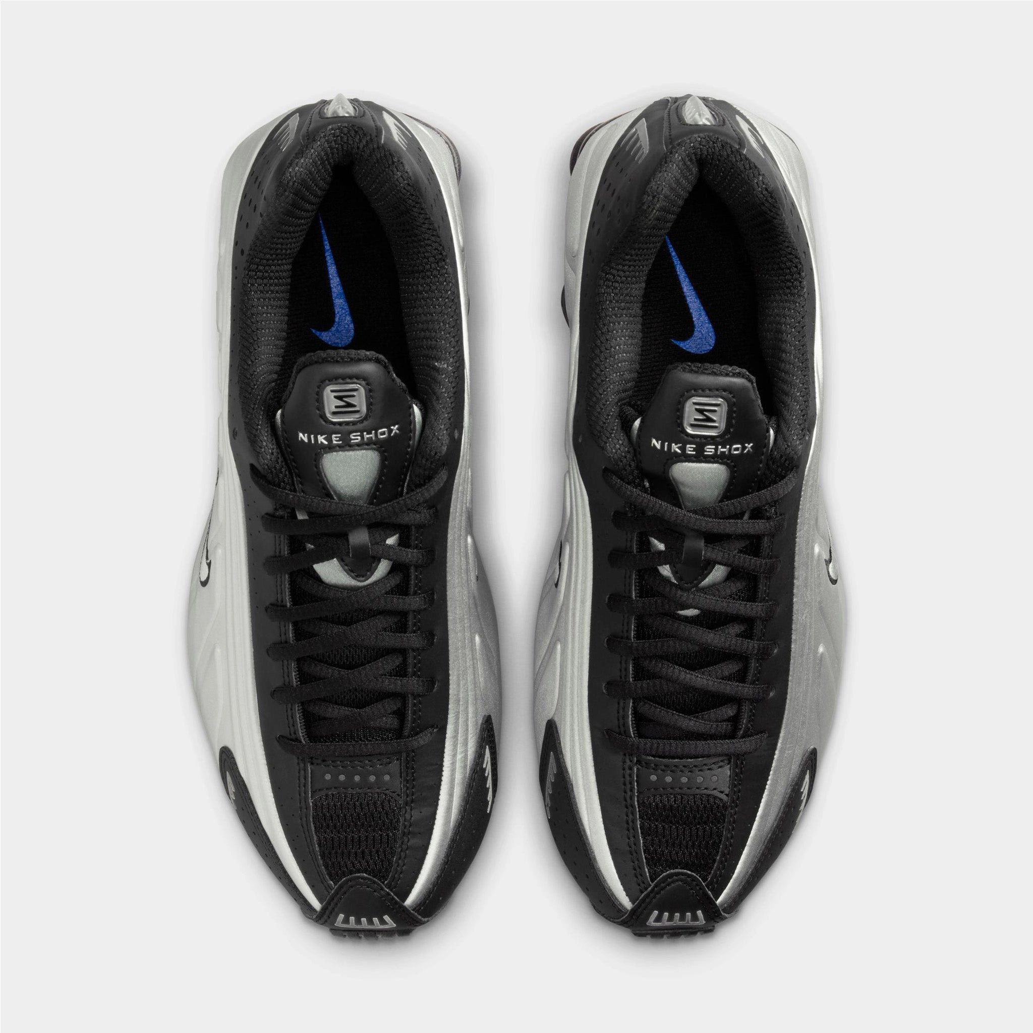 Nike Women's Shox R4 Black / Metallic Silver - Racer Blue