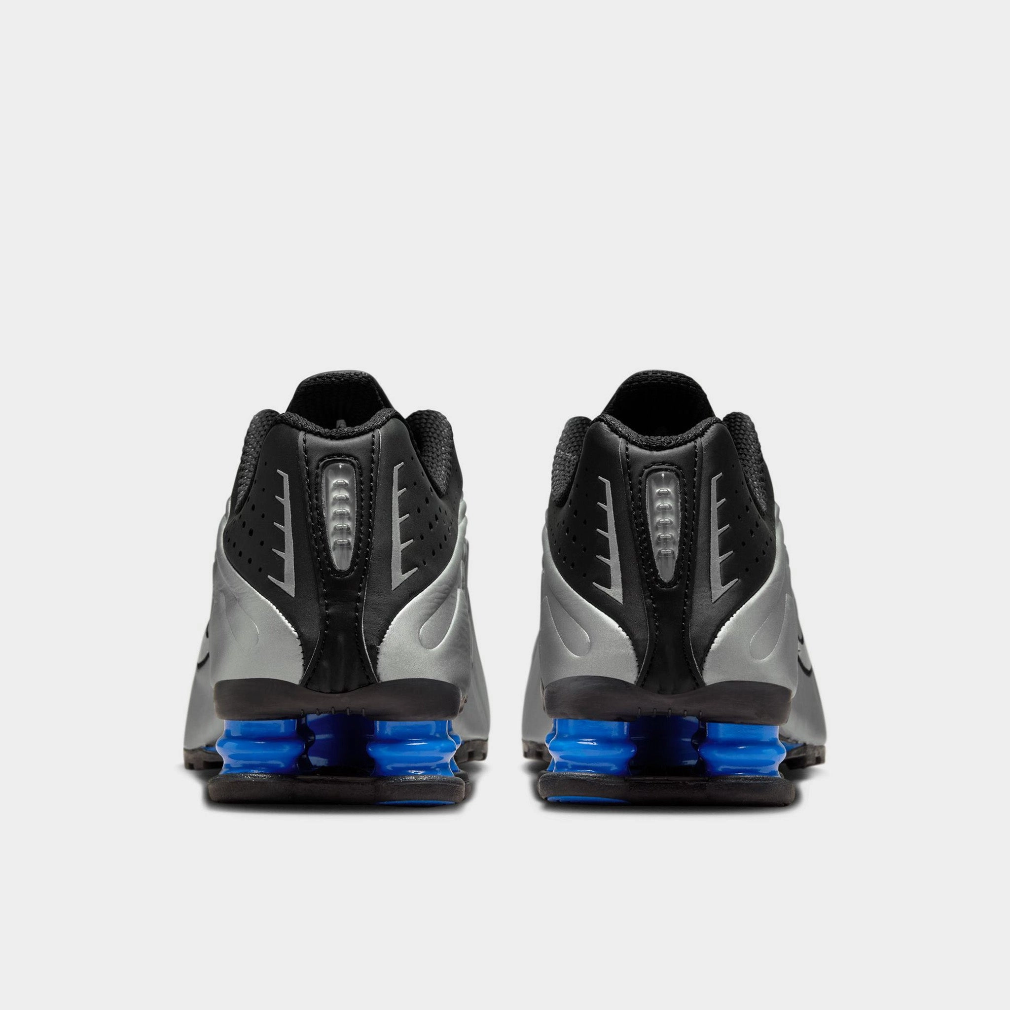 Nike Women's Shox R4 Black / Metallic Silver - Racer Blue