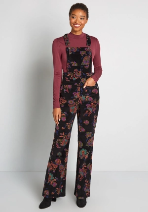 Paisley Makes Perfect Cord Overalls