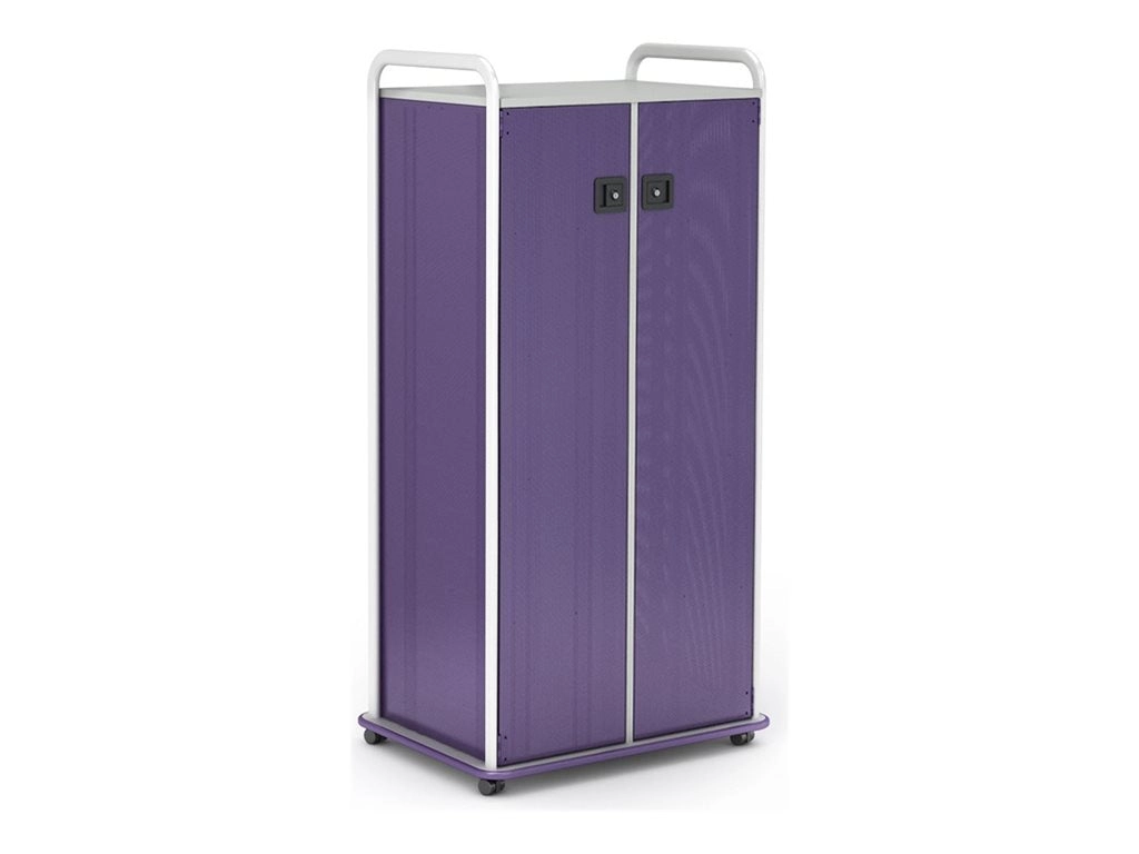 Paragon A&D Crossfit Storage - Trolley - 32 drawers - 2 doors - 16 gauge tubular steel, TFM - frost, orangesicle, wisdom CFD60WDTOTES17-918XZX