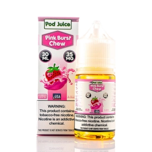 Pink Burst Chew Salt - Pod Juice E-Liquid