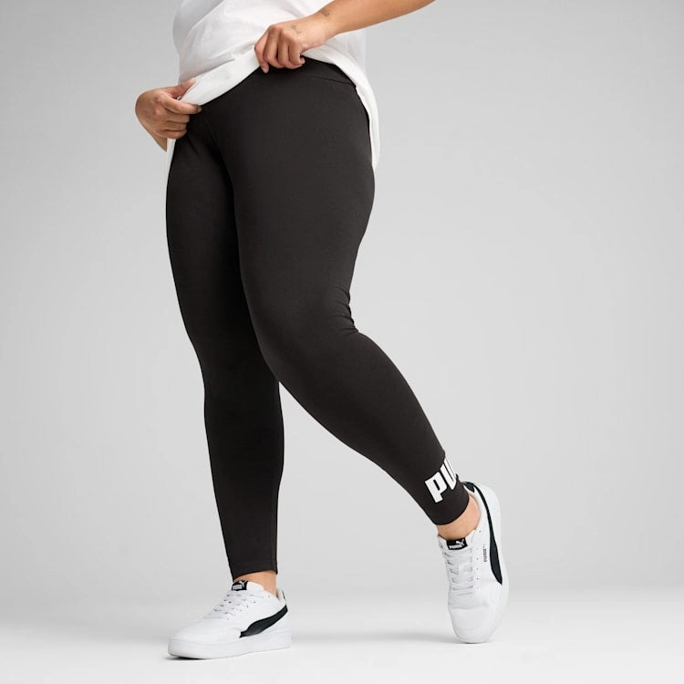 PUMA WOMEN'S ESSENTIALS LOGO BLACK LEGGING