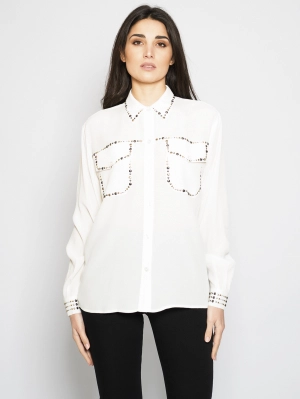 Shirt with White Studs