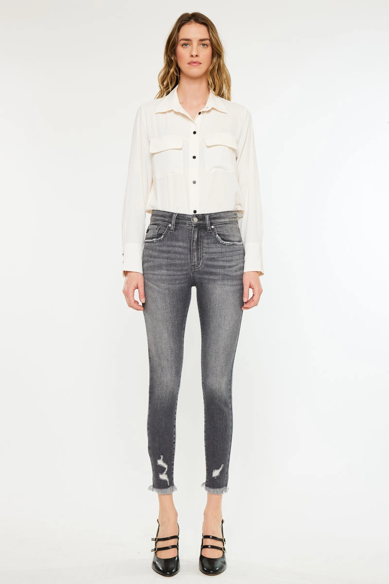 Shyla High Rise Ankle Skinny Jeans