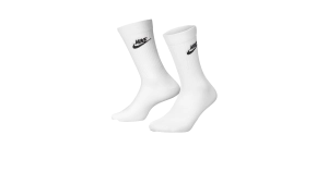 Sportswear Everyday Essential Crew Socks (3 Pairs) "White/Black"