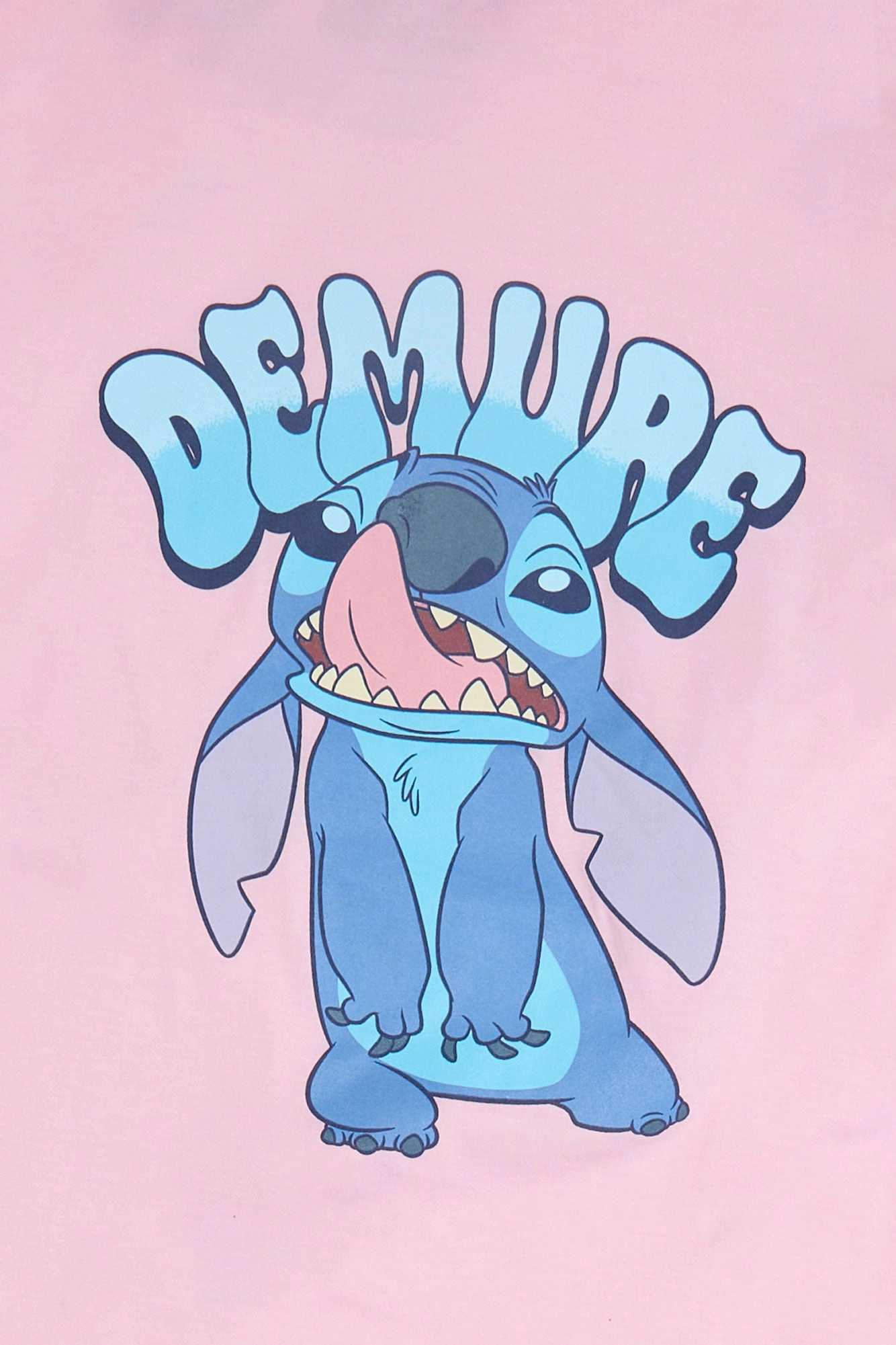 Stitch Demure Graphic Boyfriend Tee