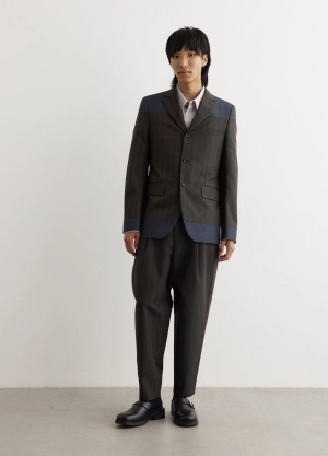 Stripe Blocked Jacket