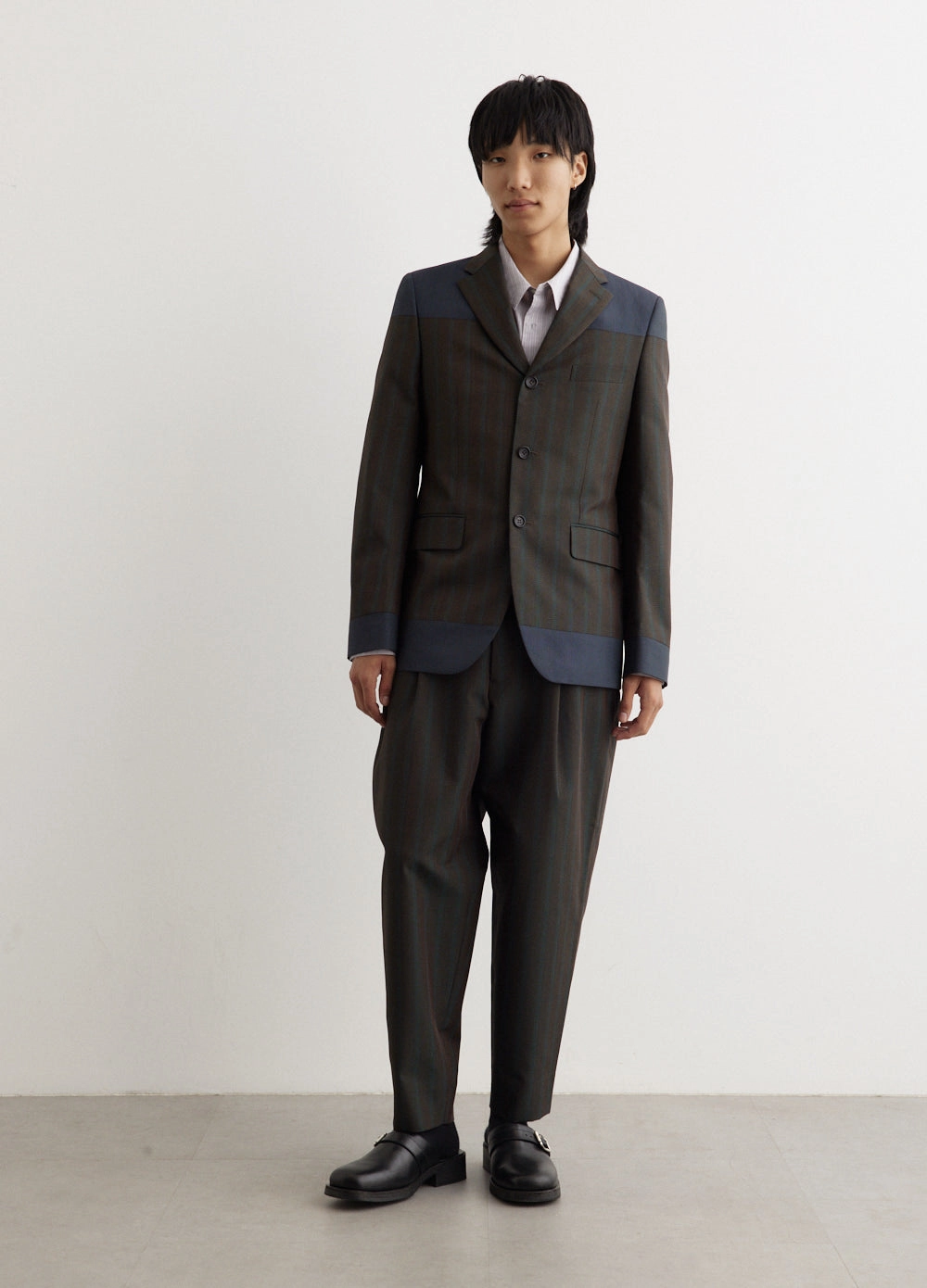 Stripe Blocked Jacket